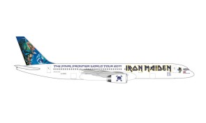 Astraeus Iron Maiden Boeing 757-200 "Ed Force One" The Final Frontier World  2011 G-STRX Herpa diecast 535267 scale 1:500