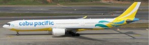 Cebu Pacific Airbus A330-941 25TH RP-C3900 Rolling Detachable Magnetic Wheels Aviation400 AV4224 Scale 1:400