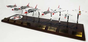 United States Air Force (USAF) Thunderbirds 8 Plane Set Executive Series B40072