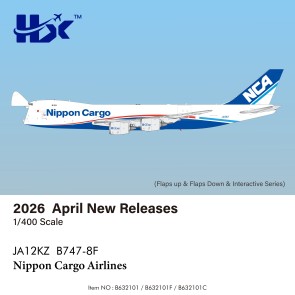 Nippon Cargo Airlines Boeing B747-8F Reg: JA12KZ HXB632101 HX Models 1:400