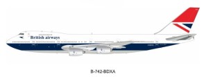 British Airways Boeing 747-236 G-BDXA with stand 86PCS by B-Models-InFlight Scale 1:200 