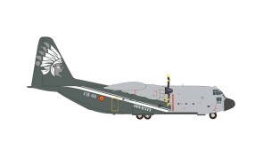 Belgian Air Component Lockheed C-130G Hercules Melsbroek "50 years of Hercules CH-01" Herpa Wings 571791 die-cast scale 1:200 