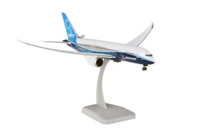 Boeing House new livery 787-8 Dreamliner with stand and gears HG11281G 1:200