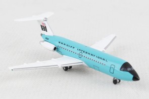 Braniff BAC 1-11-500 N1549 Jelly Bean Turquoise Herpa 533010 scale 1:500