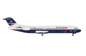 British Airways Fokker F-100 F-GIOA Herpa Wings Die-Cast 572262 Scale 1:200 