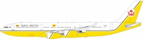Royal Brunei Airlines Airbus A340-212 V8-001 with stand B-342-001 B-Model-InFlight  Scale 1:200