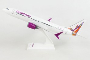 Caribbean New Livery Boeing 737-Max8 With Stand Skymarks SKR1108 Scale 1:130