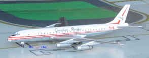 Canadian Pacific DC-8-50 with 15pcs GSE Vehicles Reg# CF-CPG Aeroclassics Scale 1:400