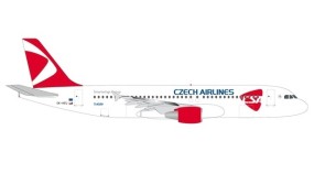 CSA Czech Airlines Airbus A320 new livery OK-HEU Herpa Wings 534680 scale 1:500