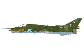 Czech Air Force SU-22M4 Fitter K 32nd Tactical Air Base 1995 JC wings JCW-72-SU20-005 Scale 1:72
