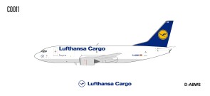Lufthansa Cargo 737-300 D-ABWS Panda Models DABWS Die-Cast Scale 1:400