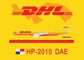 DHL Boeing 757-200 HP-2010 by el Aviador EAV2010 Scale 1:200