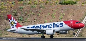 Edelweiss Airbus A320 New Livery Herpa Wings 559584 Scale 1:200