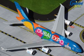 Nuovo modellino metallo pressofuso 1:400 Airbus A380 Emirates aereo collezione 