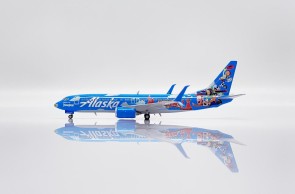 Alaska Airlines Boeing 737-800 "Pixar Pier" Reg: N537AS With Antenna EW4738009 JC Wings  Diecast  JCWings Scale 1:400