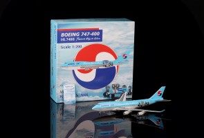 Korean Air Boeing B747 Diecast Model Airliners ezToys - Diecast