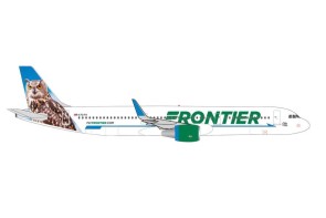 Frontier Airbus A321 N701FR "Otto the Owl" die-cast Herpa Wings 535830 scale 1:500
