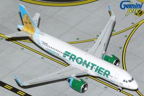 Frontier Airlines Airbus A320neo N303FR 'Poppy the Prairie Dog' Gemini Jets GJFFT2124 Scale 1:400 