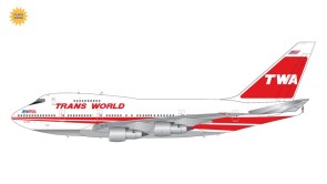 Flaps Down Trans World Airlines (TWA) B747SP N58201 “Boston Express” G2TWA1159F GeminiJets Scale 1:200 