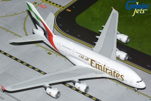 New Livery Emirates Airbus A380 Enhanced Waiving-Flag-Like Tail Design Gemini 200 G2UAE1249 Scale 1:200