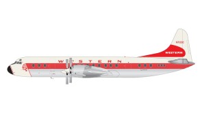 Western Airlines L-188A Electra N7139C (1959 livery; polished belly) G2WAL1031 Gemini 200 Scale 1:200