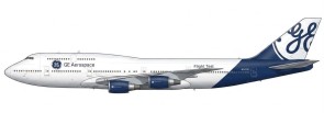 General Electric Boeing 747-400 Flight Test Reg: N747GF XX40886 JC Wings 1:400