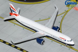 British Airways Airbus A321neo G-NEOR Gemini Jets GJBAW2115 Scale 1:400