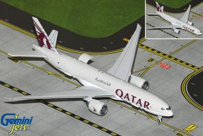Qatar Airways Cargo Boeing B777LRF Interactive Series Reg: A7-BFT GJQAC2145 Gemini Jets 1:400