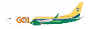 Gol Transportes Aereos Boeing 737-8EH PR-GUM with stand InFlight IF738G30524 scale 1:200 Inflight Models Scale 1:200