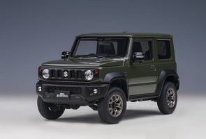 Green Suzuki Jimny Sierra JB74 Jungle Green AUTOart AU78509 Die-Cast Scale 1:18