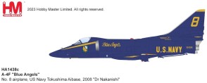 A-4E Skyhawk No. 8 airplane, US Navy, Tokushima Air Base, 2008, “Dr Nakanishi” HA1438C Hobby Master Scale 1:72
