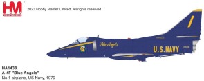A-4F Skyhawk No.1 airplane, US Navy, 1979 season HA1438W Hobby Master Scale 1:72