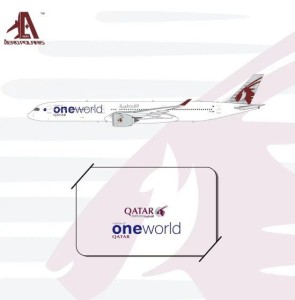 Qatar Airways Airbus A350-1000 Oneworld Livery Reg: A7-ANE HA35K0007 Aero Polaris 1:400