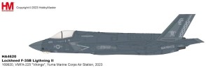 F35B Lightning II, 169920, VMFA-225 "Vikings", Yuma Marine Corps Air Station, 2023 Hobby Master HA4620 scale 1:72