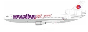 Hawaiian Air McDonnell Douglas DC-10-30 N12061 with stand B-Models Inflight B-103-061 Scale 1:200