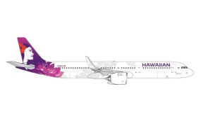 Hawaiian Airbus A321neo N215HA Die-Cast Herpa Wings 537049 Scale 1:500