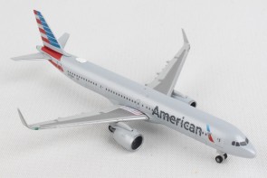 American Airbus A321neo N400AN Herpa Wings 533911 scale 1:500