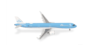 KLM Airbus A321neo Reg: HE573801 Herpa Wings 1:200