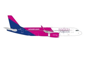 Herpa Wizz Airbus A320neo HA-LSA Die-Cast Herpa Wings 536943 Scale 1:500
