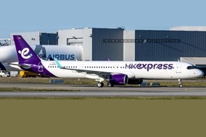 HK Express Airbus A321neo B-KKA Die-Cast JC Wings JC4HKE0143 Scale 1:400