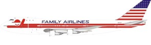 Family Airlines Boeing 747-100 N93117 With Stand IF741FAM0519 InFlight200 Scale 1:200