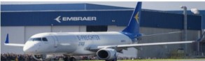 Embraer House Color Embraer E-190F E-Freighter N986TA LH2469 JC Wings 1:200