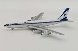 Iran National EP-IRM limited 48 models  Boeing 707-386C Polished With Stand InFlight ART0470IRL Scale 1:200