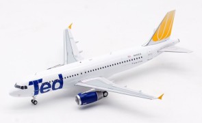 Ted (United Airlines) Airbus A320-232 N444UA With Stand InFlight IF320UA0820 Scale 1:200