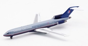 United Airlines Boeing 727-222Adv N7251U Battleship Grey livery With Stands InFlight200 IF722UA0123A Scale 1:200