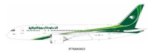 Iraqi Airways Boeing 787-8 Dreamliner YI-ATC with stand IF788IA0823 Inflight Scale 1:200