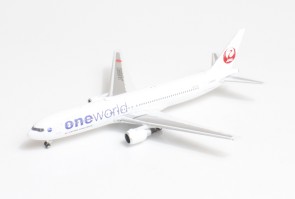 JAL Japan Airlines Boeing 767-300 JA8980 One World Livery Die-Cast Model Phoenix 04432 Scale 1:400