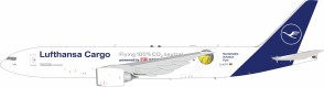 Lufthansa Cargo "Sustainable Aviation Fuel" Boeing B777FBT D-ALFG JF-777-2-004 JFox/Inflight  Scale 1:200