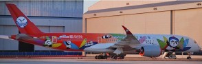Sichuan Airlines Airbus A350-941 Panda Route Livery Reg: B-005Q KJ-A359-251 InFlight Models 1:200