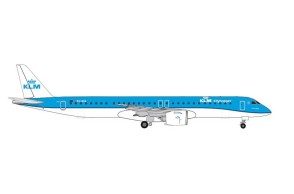 KLM City Hopper Embraer ERJ E195 PH-NXA Die-Cast Herpa 536554 Scale 1:500